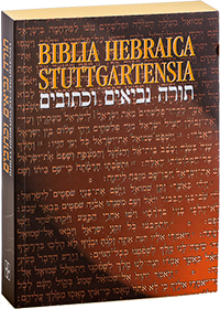 biblia hebraica stuttgartensia bhs